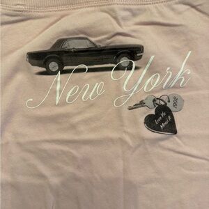 Abercrombie Kids Light Pink Graphic Tee